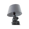 картинка LUMION 8128/1T MODERNI LN26 514 серый, керамика/текстиль Настольная лампа E27 1*60W 220V CATTY