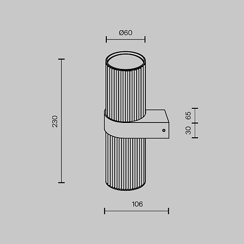картинка Maytoni Настенный светильник (бра) Динамика / Dynamics GU10х2