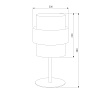 картинка TK Lighting Настольный светильник 5895 Calisto Black