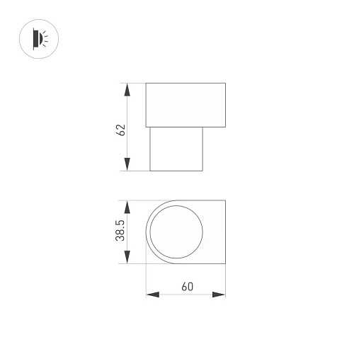 картинка Arlight Бра  035539