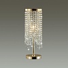 картинка ODEON LIGHT 5028/1T MODERN ODL23 619 золотой/прозрачный металл/хрусталь Настольная лампа E14 1*40W C