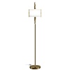 картинка ODEON LIGHT 5415/3F MODERN ODL_EX23 151 бронзовый/белый матовый/металл/стекло Торшер E27 3*40W MARGA