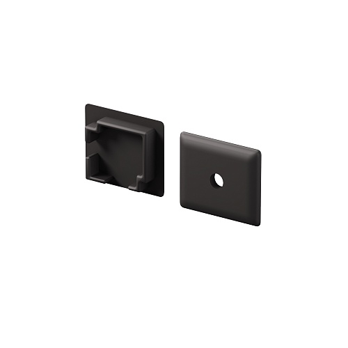 картинка Maytoni Комплект заглушек (для профиля 16x16) 2 шт., ALM-1616S-B-EC 642030