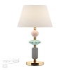картинка ODEON LIGHT 4861/1TB CLASSIC ODL_EX22 133 золотой/раноцветн.керамика/абажур Настольная лампа E27 1*6