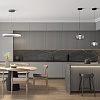 картинка Denkirs Подвесной светильник FLOA DK6741-BK+SM
