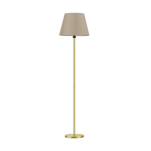 картинка LUMION 4429/1F NEOCLASSI (В 2-Х КОРОБКАХ) LN26 072 античная латунь, бежевый Торшер E14 1*40W 220V MO