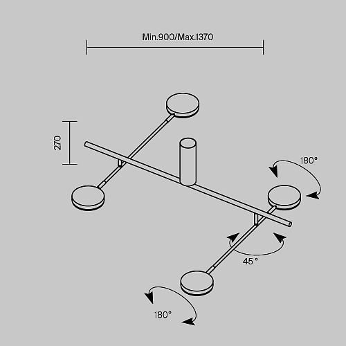 картинка Maytoni Потолочный светильник ФАД / Fad 3000К 26Вт