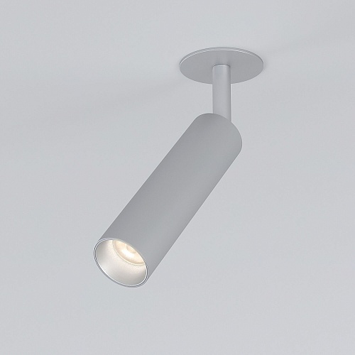 картинка Elektrostandard Встраиваемый светодиодный светильник Diffe серебряный 25040/LED