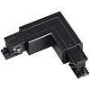 картинка NOVOTECH 135063 PORT NT19 299 черный Соединитель "L" внешний с токопроводом для трехфазного шинопров