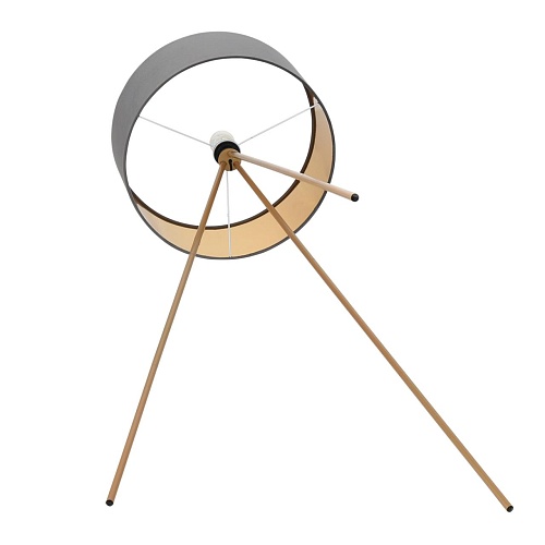 картинка LUMION 8075/1F NEOCLASSI LN26 466 золото/серый, металл/текстиль Торшер E27 1*60W 220V AVIOLA