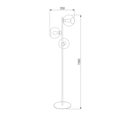 картинка TK Lighting Напольный светильник 5239 Cubus