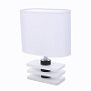 картинка LUMION 8206/1T COUNTY LN26 512 белый, дерево/текстиль Настольная лампа E27 1*60W 220V MADERANA
