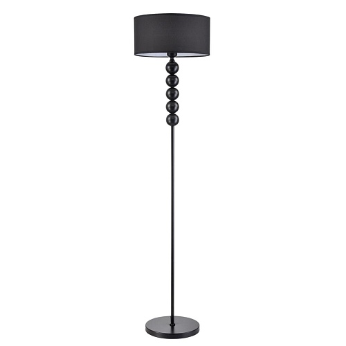 картинка LUMION 8078/1F NEOCLASSI LN26 467 черный, металл/текстиль Торшер E27 1*60W 220V TAPIA