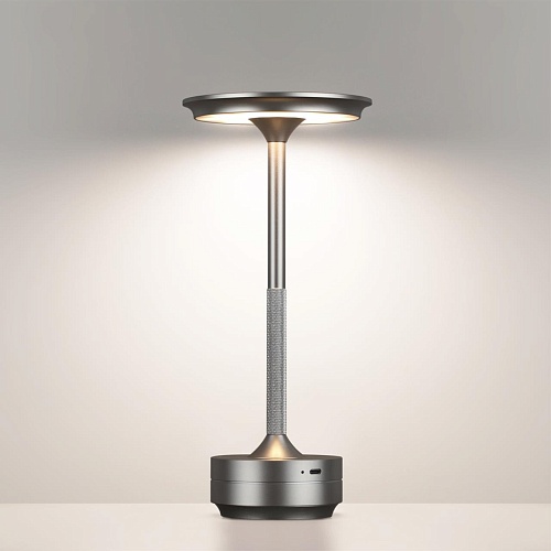 картинка ODEON LIGHT 5035/6TL L-VISION ODL24 543 никель/металл/акрил Настольная лампа LED 6W 3000K-5700K 300Л