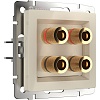 картинка WERKEL Акустическая розетка (слоновая кость) W1185003