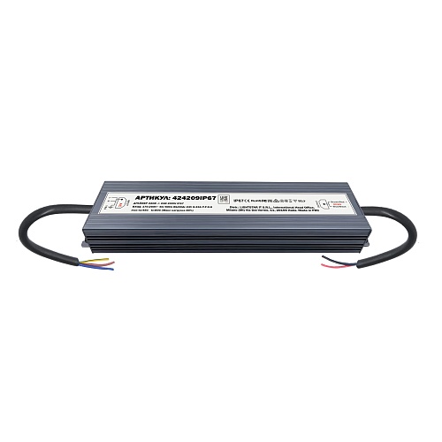 картинка Lightstar Блок питания 24V IP67 200W   424209IP67