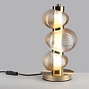 картинка ODEON LIGHT 5095/12TL L-VISION ODL25 359 латунный/янтарный градиент/металл/стекло Настольная лампа L