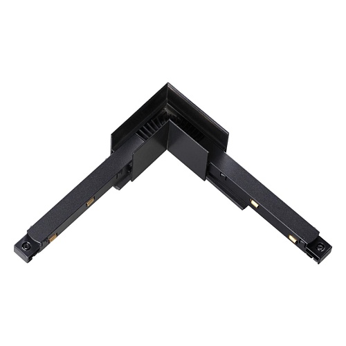 картинка NOVOTECH 135122 SHINO NT21 043 черный Соединитель с токопроводом для шинопровода L-образный IP20 48V