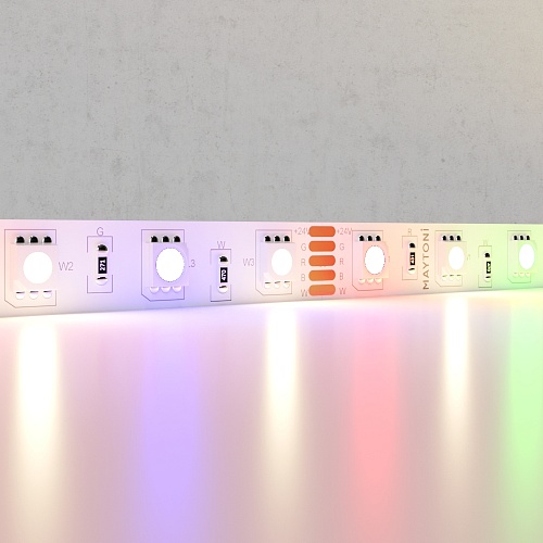 картинка Maytoni Светодиодная лента 24В 5050 14,4Вт/м Цветная (RGB) + 3000K 5м IP20