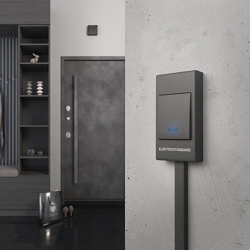 картинка Elektrostandard Звонок электромеханический 1M IP44 DBQ26M WM черный