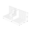 картинка Elektrostandard Коннектор угловой внутренний для встраиваемого шинопровода Mini Magnetic 85178/00