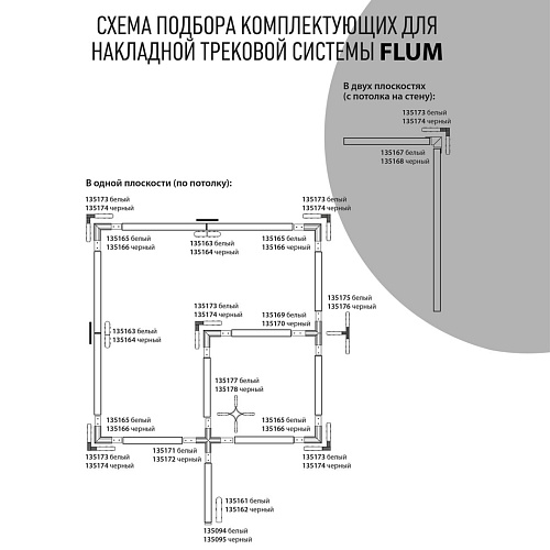 картинка NOVOTECH 135090 SHINO  NT20 130 белый Низковольтный шинопровод 1м (токопровод и заглушки в комплекте