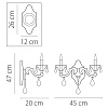 картинка Lightstar Бра Ampollo  786622