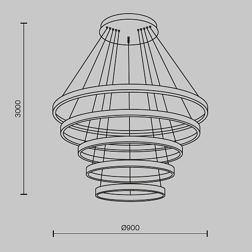 картинка Maytoni Подвесной светильник Рим / Rim 3000-4000К 174Вт