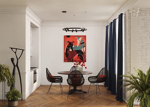 картинка Maytoni Подвесной светильник Спутник / Satellite 3000-4000К 40Вт